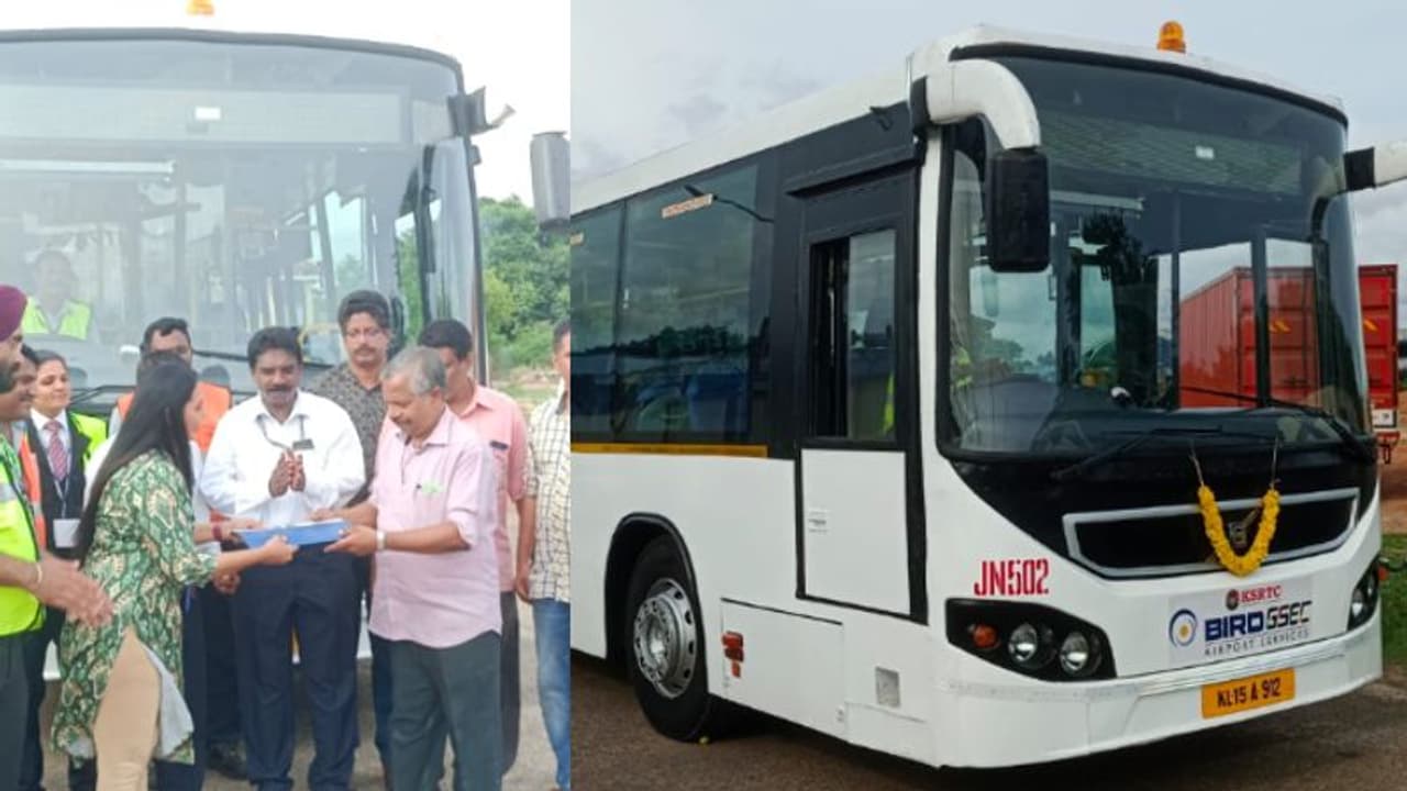 തിരുവനന്തപുരം വിമാനത്താവളത്തിനുള്ളിൽ യാത്രക്കാരുടെ സഞ്ചാരത്തിന് ഇനി കെഎസ്ആർടിസി ബസും 