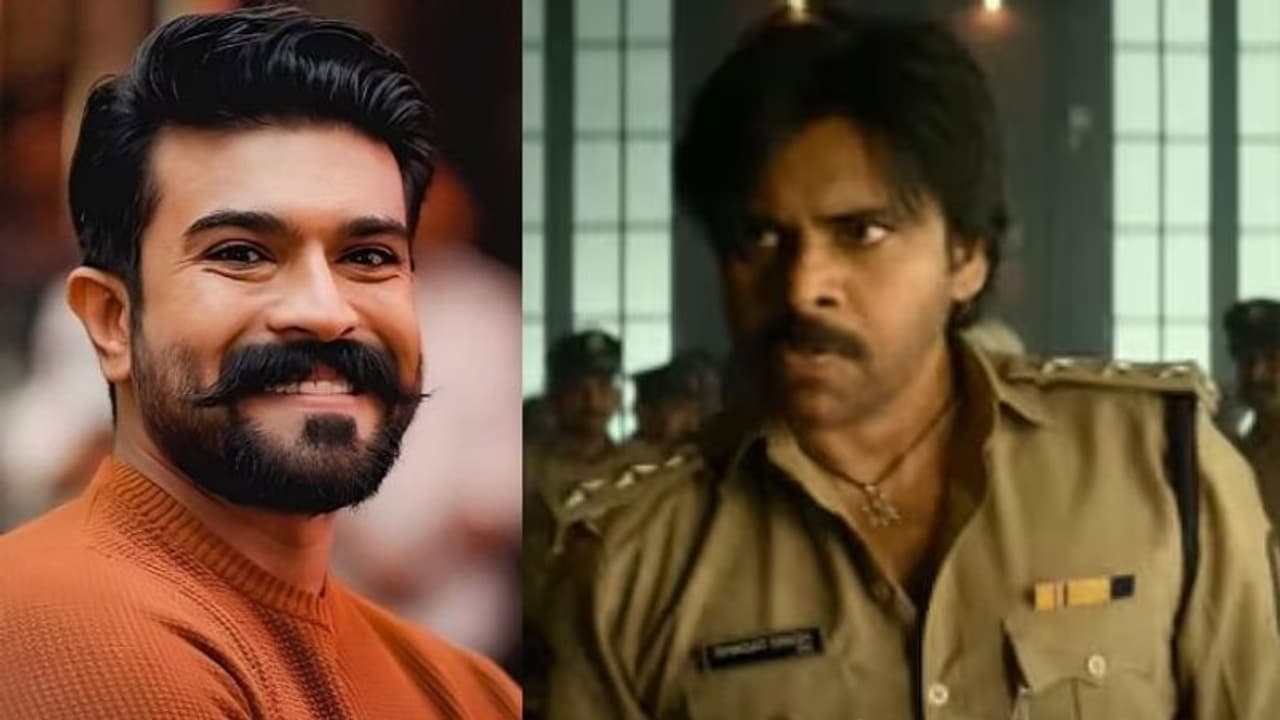 బాబాయ్ అదిరిపోయే యాక్షన్ కు.. అబ్బాయి రియాక్షన్.. ‘ఉస్తాద్ భగత్ సింగ్’ ఫస్ట్ గ్లింప్స్ పై స్పందించిన చరణ్ బాబాయ్ అదిరిపోయే యాక్షన్ కు.. అబ్బాయి రియాక్షన్.. ‘ఉస్తాద్ భగత్ సింగ్’ ఫస్ట్ గ్లింప్స్ పై స్పందించిన చరణ్