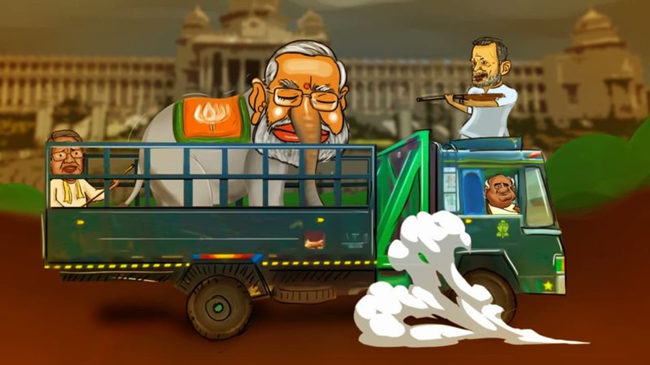 ബിജെപിയുടെ ഇരട്ടിയിലധികം സീറ്റ്: കർണാടകത്തിൽ വൻ വിജയം നേടി കോൺഗ്രസ്; ആഘോഷം തുടങ്ങി