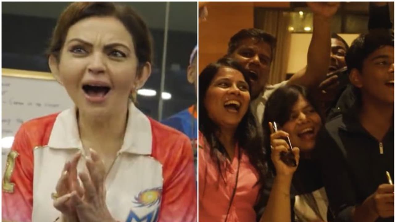 ആഘോഷത്തിൽ താരങ്ങളെക്കാൾ കേമിയായി നിത അംബാനി; ആവേശത്തിലാറാടി ടീം അംഗങ്ങൾ, വീഡിയോയുമായി മുംബൈ ഇന്ത്യൻസ് ആഘോഷത്തിൽ താരങ്ങളെക്കാൾ കേമിയായി നിത അംബാനി; ആവേശത്തിലാറാടി ടീം അംഗങ്ങൾ, വീഡിയോയുമായി മുംബൈ ഇന്ത്യൻസ്