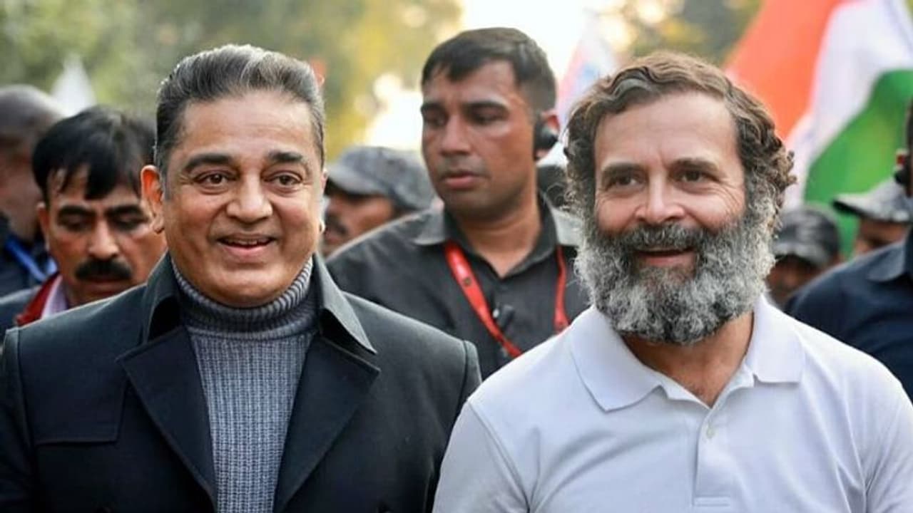 காந்திஜியை போல நீங்களும்.. அன்பால் கிடைத்த வெற்றி! ராகுல் காந்திக்கு வாழ்த்து சொன்ன நடிகர் கமல் ஹாசன் காந்திஜியை போல நீங்களும்.. அன்பால் கிடைத்த வெற்றி! ராகுல் காந்திக்கு வாழ்த்து சொன்ன நடிகர் கமல் ஹாசன்