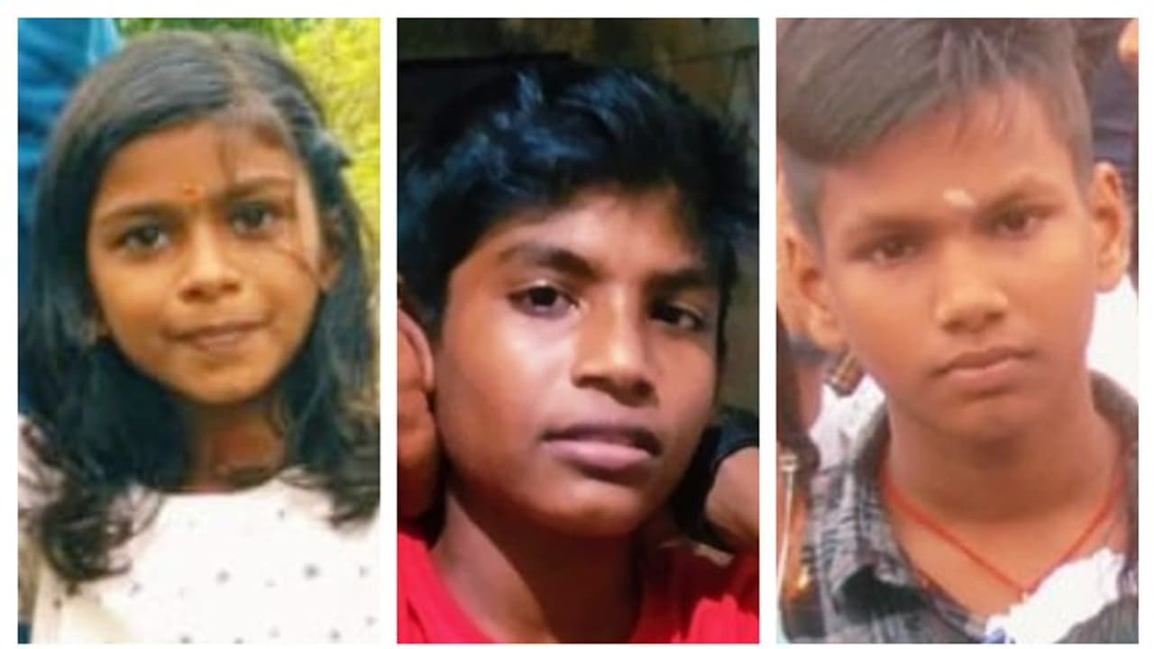 തീരാ നൊമ്പരമായി പുഴയിൽ വീണ് മരിച്ച മൂന്ന് കുഞ്ഞുങ്ങൾ, കണ്ണീരോടെ വിട 