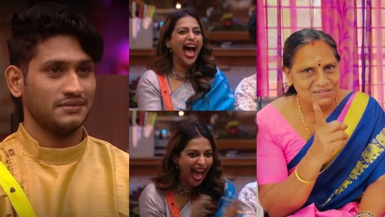 അടി കൊള്ളാതെ നോക്കിക്കോളണം : അഖിലിനോട് അമ്മ, കൈകൊട്ടി ചിരിച്ച് ശോഭ അടി കൊള്ളാതെ നോക്കിക്കോളണം : അഖിലിനോട് അമ്മ, കൈകൊട്ടി ചിരിച്ച് ശോഭ