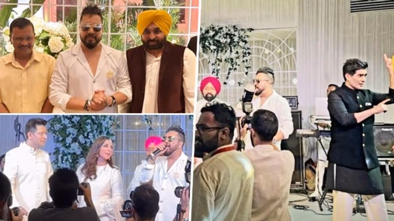 Parineeti Chopra, Raghav Chadha engagement videos and photos: Mika Singh performs sizzling number at event Parineeti Chopra, Raghav Chadha engagement videos and photos: Mika Singh performs sizzling number at event