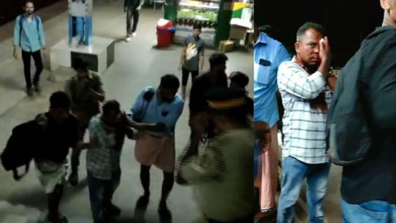 ஓடும் ரயிலில் சக பயணியை மதுபாட்டிலால் குத்திய நபர்.. அதிர்ச்சி சம்பவம்