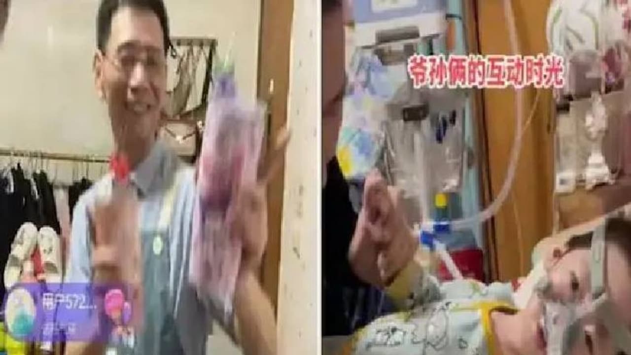 ചിരിച്ചും നൃത്തം ചെയ്തും വെള്ളം വിൽക്കുന്ന അപ്പൂപ്പൻ, മരണത്തോടടുത്ത് കൊച്ചുമകൻ, വീഡിയോയ്ക്ക് വൈറല് ചിരിച്ചും നൃത്തം ചെയ്തും വെള്ളം വിൽക്കുന്ന അപ്പൂപ്പൻ, മരണത്തോടടുത്ത് കൊച്ചുമകൻ, വീഡിയോയ്ക്ക് വൈറല്