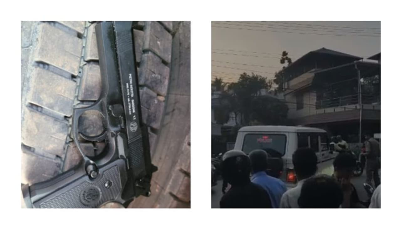 ഗതാഗത തടസത്തെ തുടർന്ന് വാക്കുതർക്കം; നാട്ടുകാർക്കെതിരെ തോക്കു ചൂണ്ടിയ കാർ യാത്രികൻ കസ്റ്റഡിയിൽ