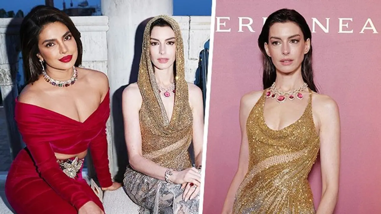Did Anne Hathaway IGNORE Priyanka Chopra at BVLGARI Venice Event? Watch VIRAL video Did Anne Hathaway IGNORE Priyanka Chopra at BVLGARI Venice Event? Watch VIRAL video