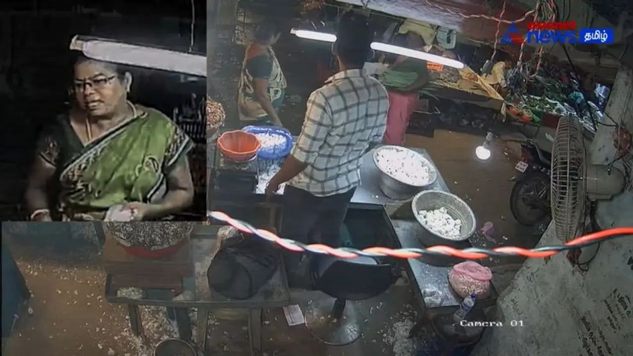 திருச்சி காந்தி மார்க்கெட்டில் கடை மீது உறவினர்களுடன் வந்து தாக்குதல் நடத்திய பெண் விஏஓ!! திருச்சி காந்தி மார்க்கெட்டில் கடை மீது உறவினர்களுடன் வந்து தாக்குதல் நடத்திய பெண் விஏஓ!!