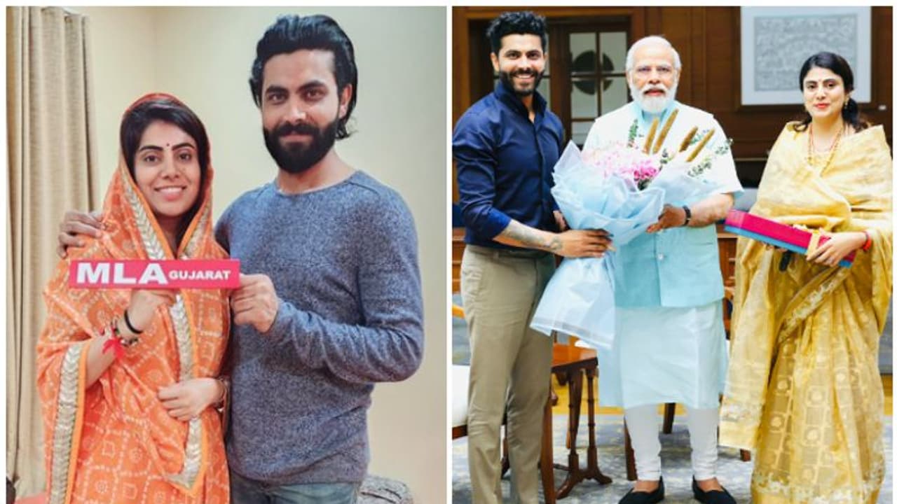 ഐപിഎല്ലിനിടെ പ്രധാനമന്ത്രിയെ സന്ദര്ശിച്ച് രവീന്ദ്ര ജഡേജയും ഭാര്യയും; പിന്നാലെ പ്രതികരണവുമായി മോദിയും ഐപിഎല്ലിനിടെ പ്രധാനമന്ത്രിയെ സന്ദര്ശിച്ച് രവീന്ദ്ര ജഡേജയും ഭാര്യയും; പിന്നാലെ പ്രതികരണവുമായി മോദിയും