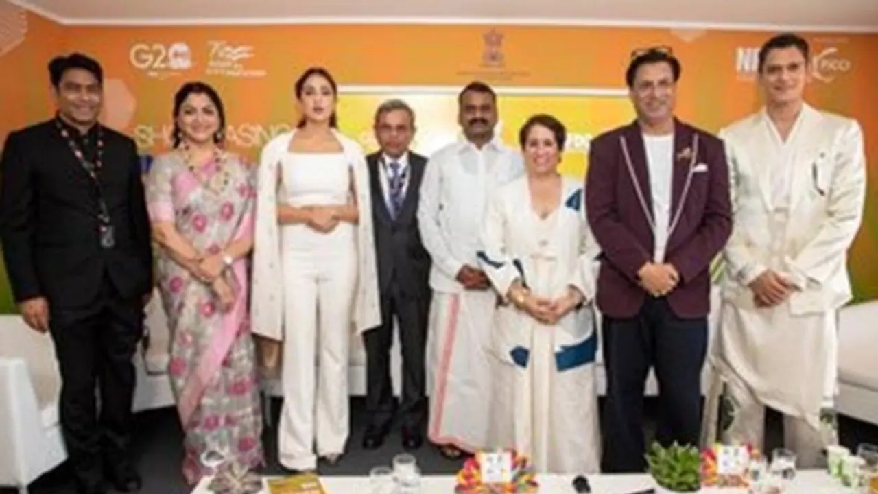 Cannes 2023: Union Minister L Murugan inaugurates India Pavilion wearing traditional Veshti (Photos) Cannes 2023: Union Minister L Murugan inaugurates India Pavilion wearing traditional Veshti (Photos)