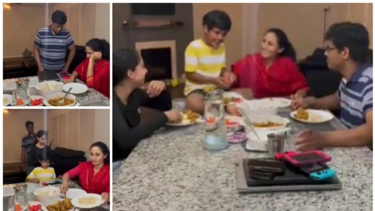 ഭക്ഷണം കഴിക്കുമ്പോള് മക്കള് ഫോണ് ഉപയോഗിക്കാതിരിക്കാന് അമ്മയുടെ തന്ത്രം; വൈറലായ ഒരു വീഡിയോ ഭക്ഷണം കഴിക്കുമ്പോള് മക്കള് ഫോണ് ഉപയോഗിക്കാതിരിക്കാന് അമ്മയുടെ തന്ത്രം; വൈറലായ ഒരു വീഡിയോ