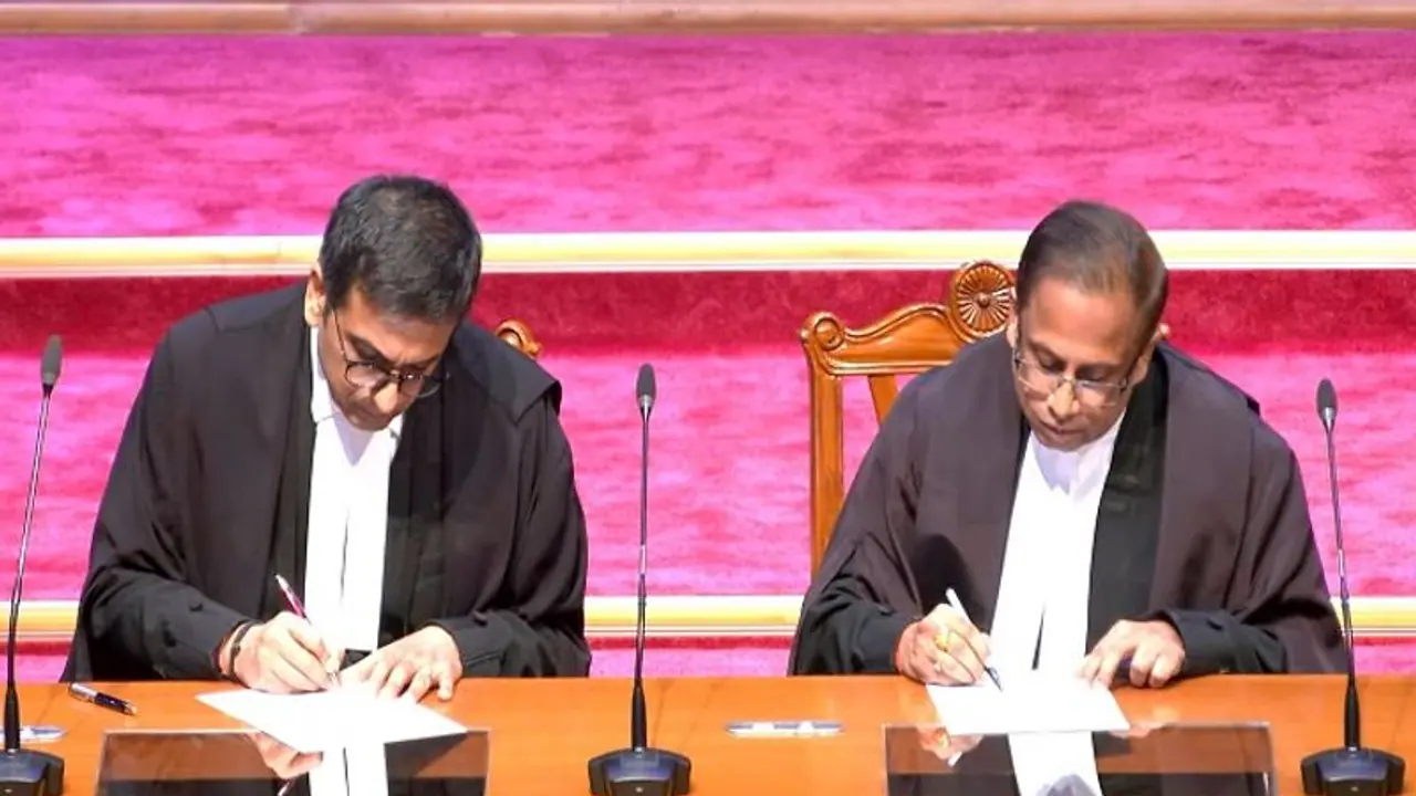 Supreme Court gets two new judges; CJI DY Chandrachud administers oath of office