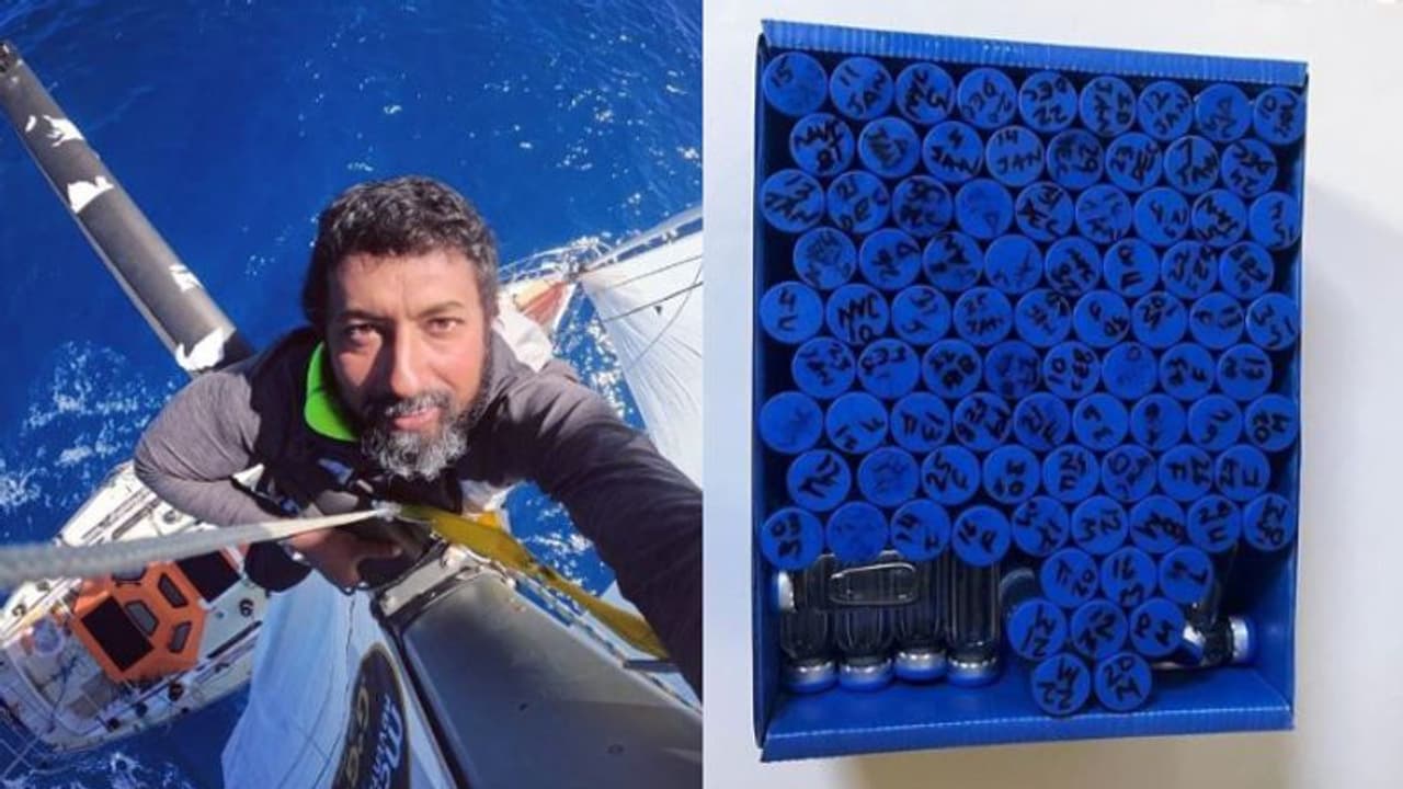 ഗോൾഡൻ ഗ്ലോബ് പോരാട്ടത്തിന് ശേഷം അഭിലാഷ് മടങ്ങിയെത്തിയത് 4 കടലിൽ നിന്നുള്ള ജലസാംപിളുമായി, കാരണം ഇത് ഗോൾഡൻ ഗ്ലോബ് പോരാട്ടത്തിന് ശേഷം അഭിലാഷ് മടങ്ങിയെത്തിയത് 4 കടലിൽ നിന്നുള്ള ജലസാംപിളുമായി, കാരണം ഇത്