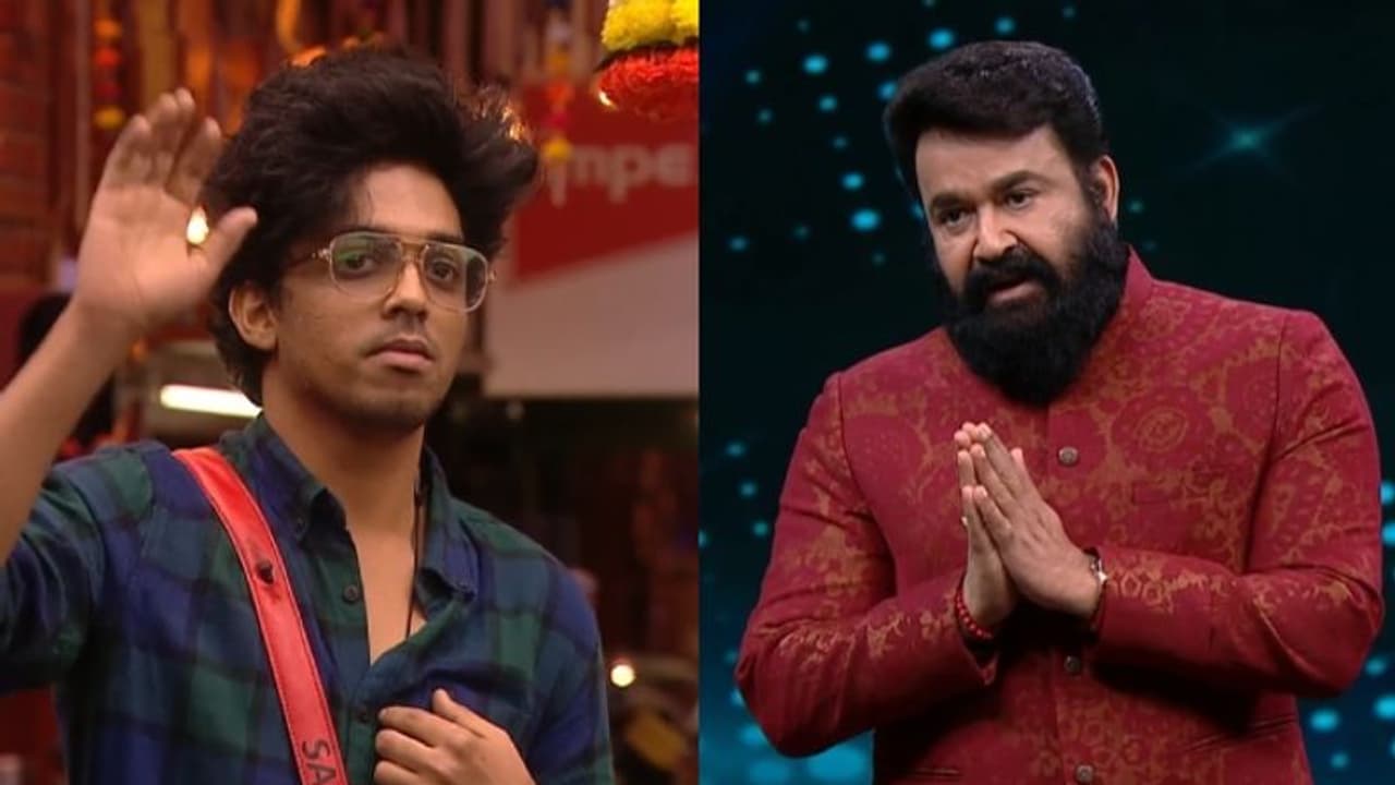 സംസാരിക്കുന്നതിനിടെ ശ്രദ്ധ ക്ഷണിച്ച് സാഗര്; അതൃപ്തി അറിയിച്ച് മോഹന്ലാല് സംസാരിക്കുന്നതിനിടെ ശ്രദ്ധ ക്ഷണിച്ച് സാഗര്; അതൃപ്തി അറിയിച്ച് മോഹന്ലാല്