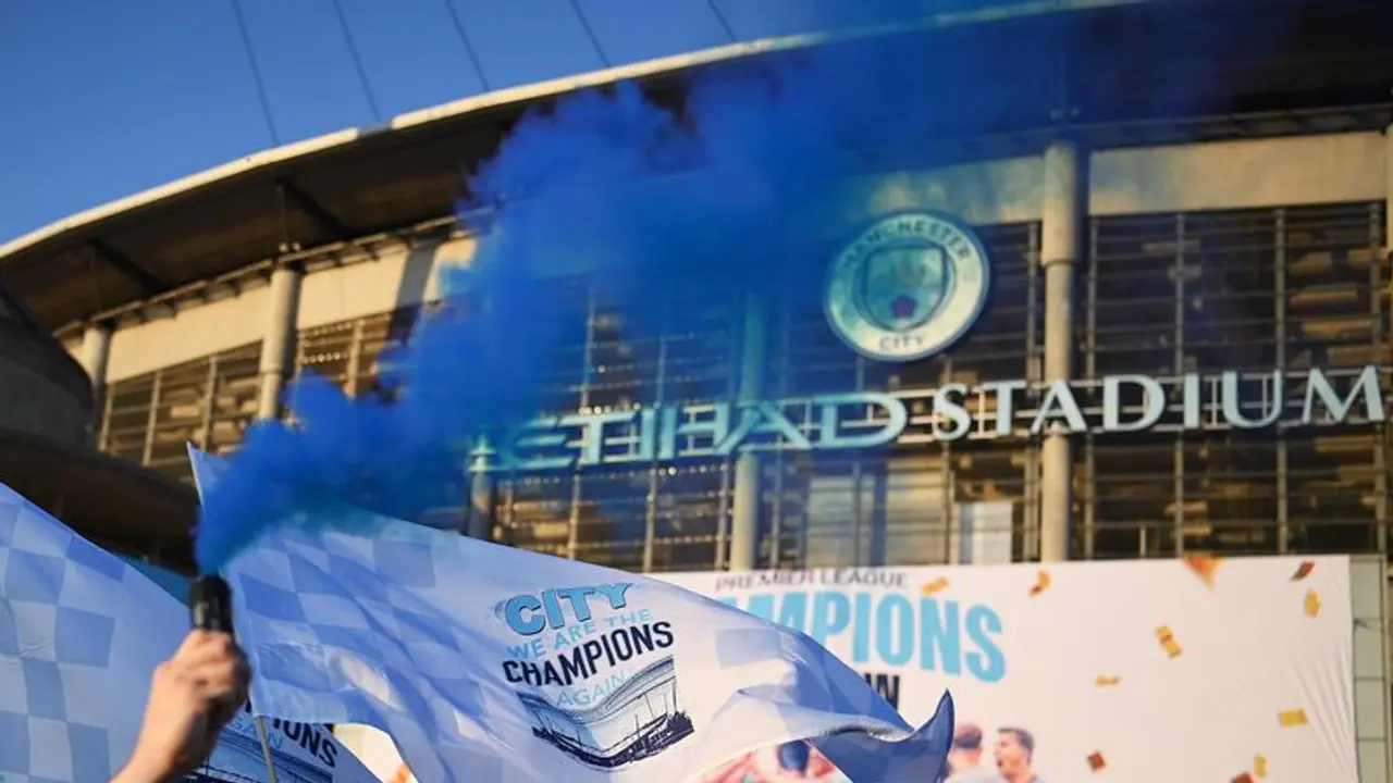 'We are the champions': How Man City stars celebrated winning 3rd Premier League title in a row (WATCH)