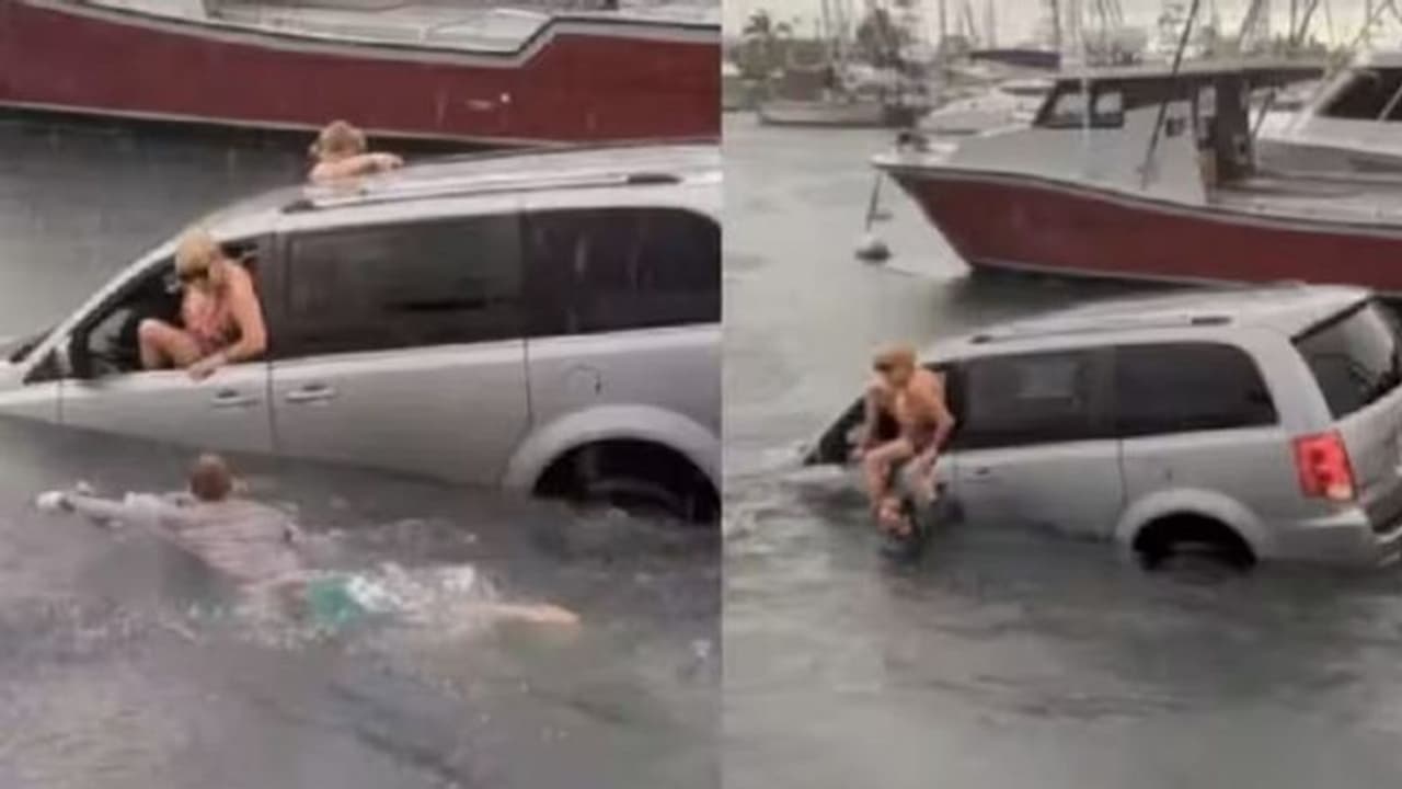 మద్యం మత్తులో జీపీఎస్ చూస్తూ కారు నడిపి.. చివరికి ఎక్కడికి వెళ్లిందో తెలుసా: వీడియో వైరల్.. మద్యం మత్తులో జీపీఎస్ చూస్తూ కారు నడిపి.. చివరికి ఎక్కడికి వెళ్లిందో తెలుసా: వీడియో వైరల్..