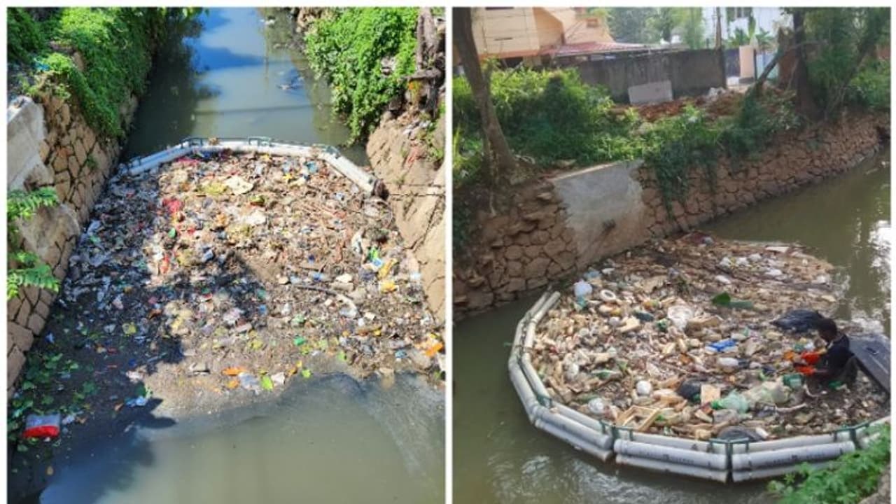തിരുവനന്തപുരത്തെ നദികളില് നിന്ന് ഇനി കടലിലേക്ക് പ്ലാസ്റ്റിക്കുകള് ഒഴുകില്ല; തടയിട്ട് പ്ലാസ്റ്റിക് ഫിഷര് തിരുവനന്തപുരത്തെ നദികളില് നിന്ന് ഇനി കടലിലേക്ക് പ്ലാസ്റ്റിക്കുകള് ഒഴുകില്ല; തടയിട്ട് പ്ലാസ്റ്റിക് ഫിഷര്