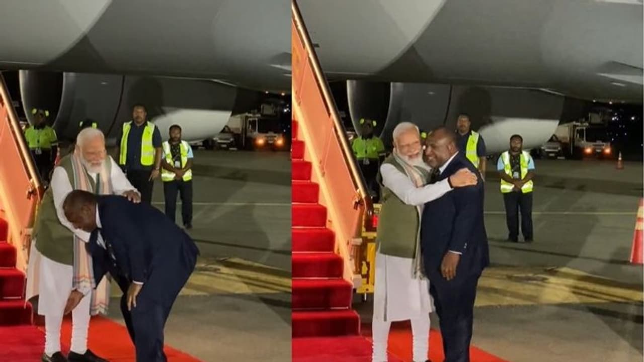 வரலாற்று சம்பவம்: சூரிய அஸ்தமனத்திற்குப் பிறகு சென்ற பிரதமர் மோடி… மரபை விலக்கி கொண்ட பப்புவா நியூ கினியா!!