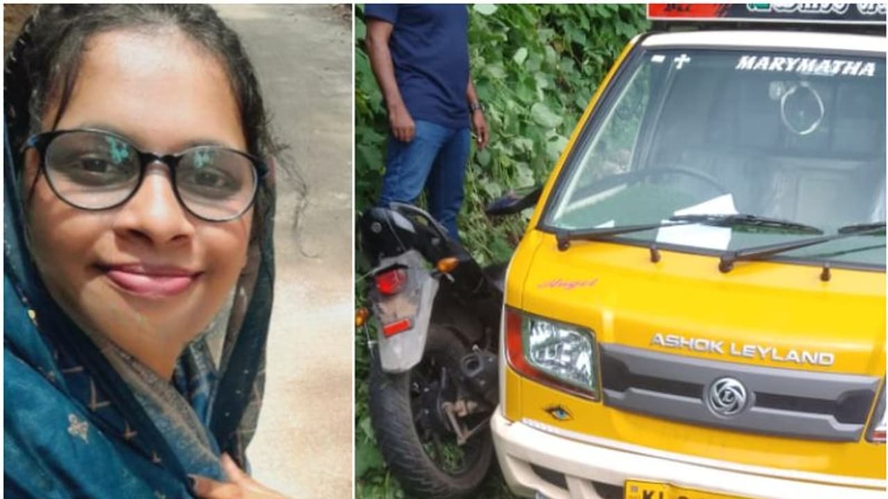 ചുരമിറങ്ങി തടികയറ്റിയ പിക്അപ്, ഇടിച്ചത് കുട്ടികളടക്കം നാലംഗ കുടുംബം സഞ്ചരിച്ച ബൈക്കിൽ, യുവതിക്ക് ദാരുണാന്ത്യം