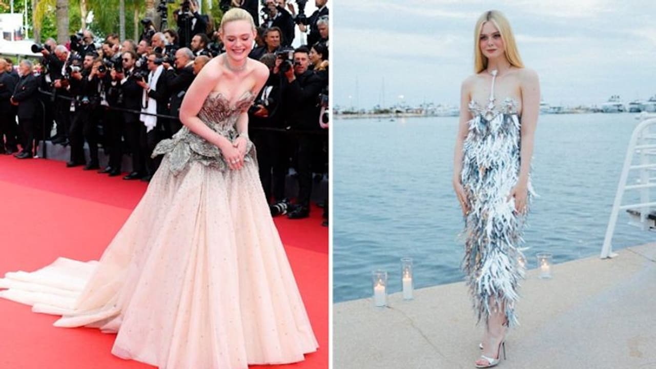 Elle Fanning's sensational look at Cannes 2023 was created out of drugstore makeup products