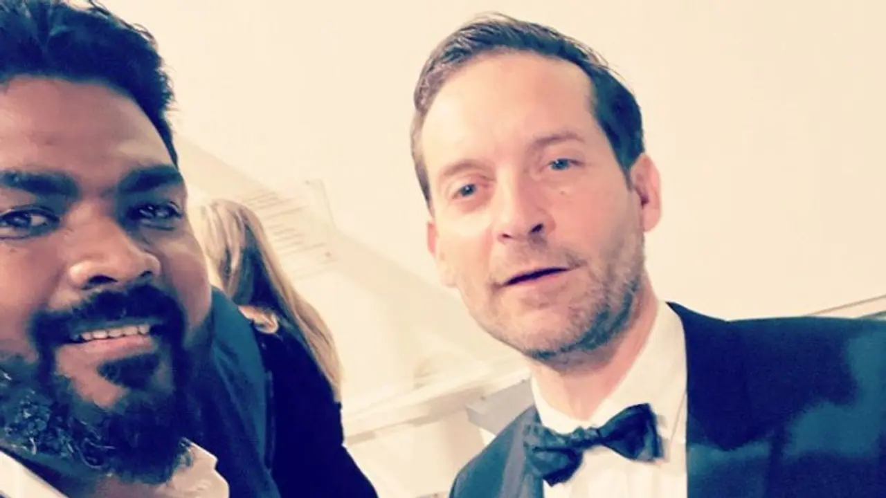 Vignesh Shivan meets 'friendly neighbourhood Spiderman' Tobey Maguire at Cannes event, fans cheer