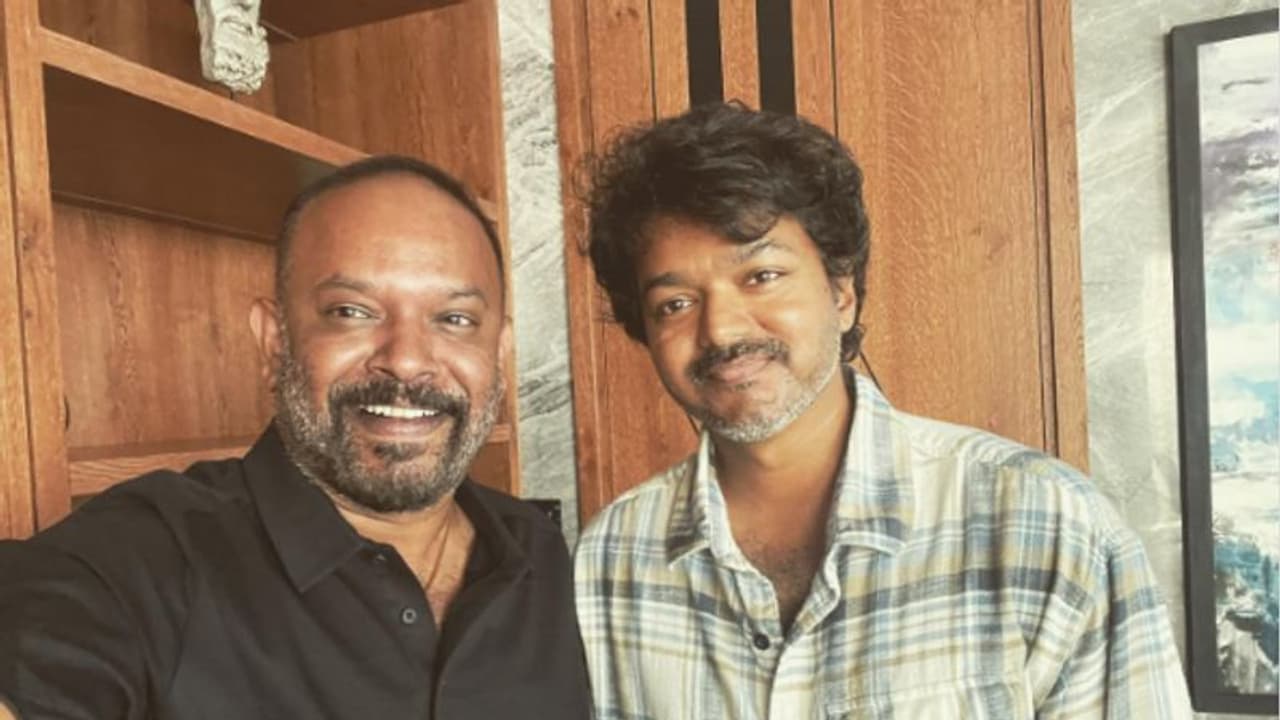 'സ്വപ്നം സത്യമായി' : ഒടുവില് പത്ത് മാസം മുന്പ് വിജയിക്കൊപ്പം എടുത്ത ചിത്രം പോസ്റ്റ് ചെയ്ത് വെങ്കിട് പ്രഭു 'സ്വപ്നം സത്യമായി' : ഒടുവില് പത്ത് മാസം മുന്പ് വിജയിക്കൊപ്പം എടുത്ത ചിത്രം പോസ്റ്റ് ചെയ്ത് വെങ്കിട് പ്രഭു