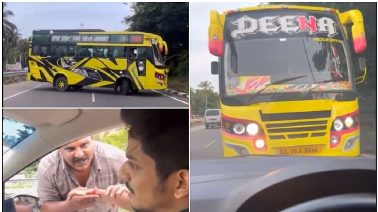 ടോൾ വെട്ടിക്കണം, കോവളം അപകടമേഖലയിൽ വൺവേ തെറ്റിച്ച് ബസ് ഡ്രൈവർ, യുവാവിന്‍റെ കാറിന് മുന്നിൽ; ശേഷം സംഭവിച്ചത്!