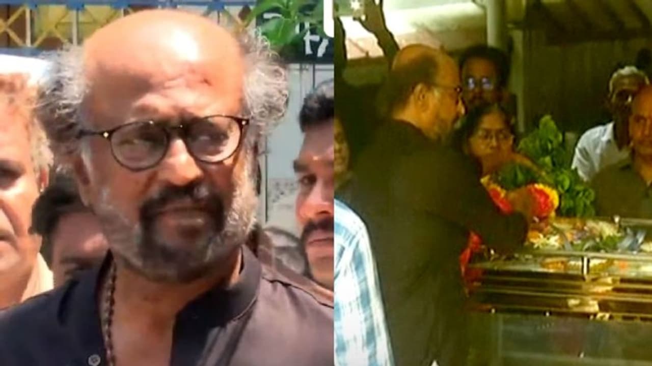 என்ன ரொம்ப நாள் வாழ சொல்லிட்டு, சரத்பாபு சீக்கிரமா போயிட்டாரு அஞ்சலி செலுத்திய பின் ரஜினி உருக்கம்