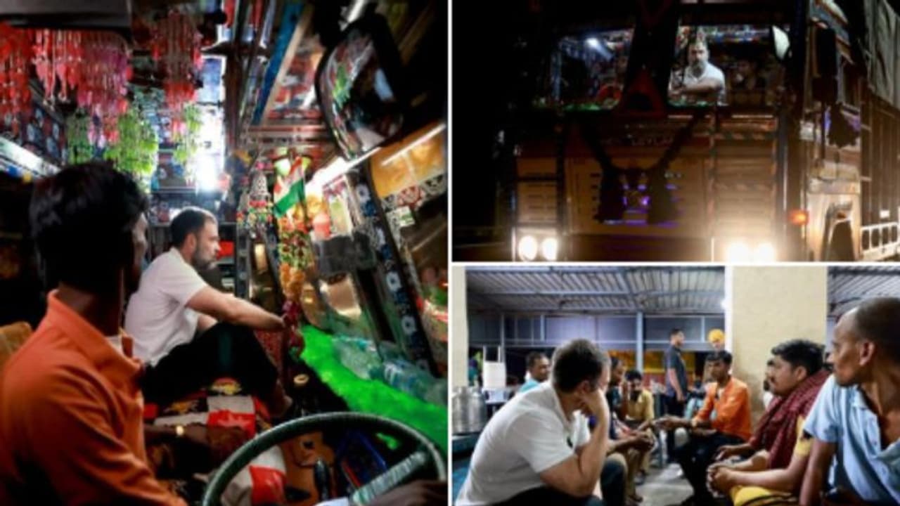 రాత్రి వేళ ట్రక్కులో రాహుల్ గాంధీ ప్రయాణం.. వైరల్ అవుతున్న వీడియోలు.. రాత్రి వేళ ట్రక్కులో రాహుల్ గాంధీ ప్రయాణం.. వైరల్ అవుతున్న వీడియోలు..