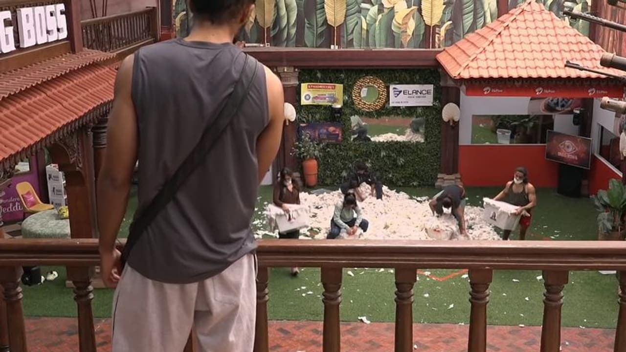 'നോ ഫൈറ്റ് വീക്ക്': ആദ്യത്തെ പഞ്ഞികൂടാരത്തില് ബസര് അടിച്ച് സാഗറും അഖിലും; 500 പോയിന്റ് പോയ വഴി.! 'നോ ഫൈറ്റ് വീക്ക്': ആദ്യത്തെ പഞ്ഞികൂടാരത്തില് ബസര് അടിച്ച് സാഗറും അഖിലും; 500 പോയിന്റ് പോയ വഴി.!