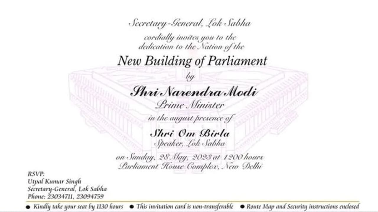 19 Opposition parties to boycott new Parliament inauguration by PM on May 28 19 Opposition parties to boycott new Parliament inauguration by PM on May 28