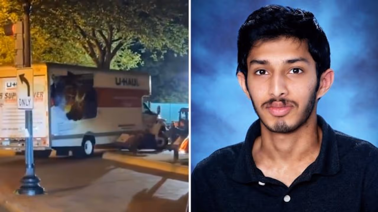 Who is Sai Varshith Kandula, 19 year old Indian origin arrested for crashing truck near White House