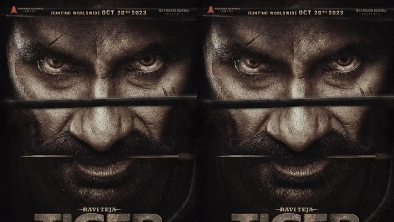 രവിതേജയുടെ മാസ് അവതാരം: 'ടൈഗര് നാഗേശ്വര റാവു'വിന്റെ ഫസ്റ്റ് ലുക്ക് പുറത്ത് രവിതേജയുടെ മാസ് അവതാരം: 'ടൈഗര് നാഗേശ്വര റാവു'വിന്റെ ഫസ്റ്റ് ലുക്ക് പുറത്ത്