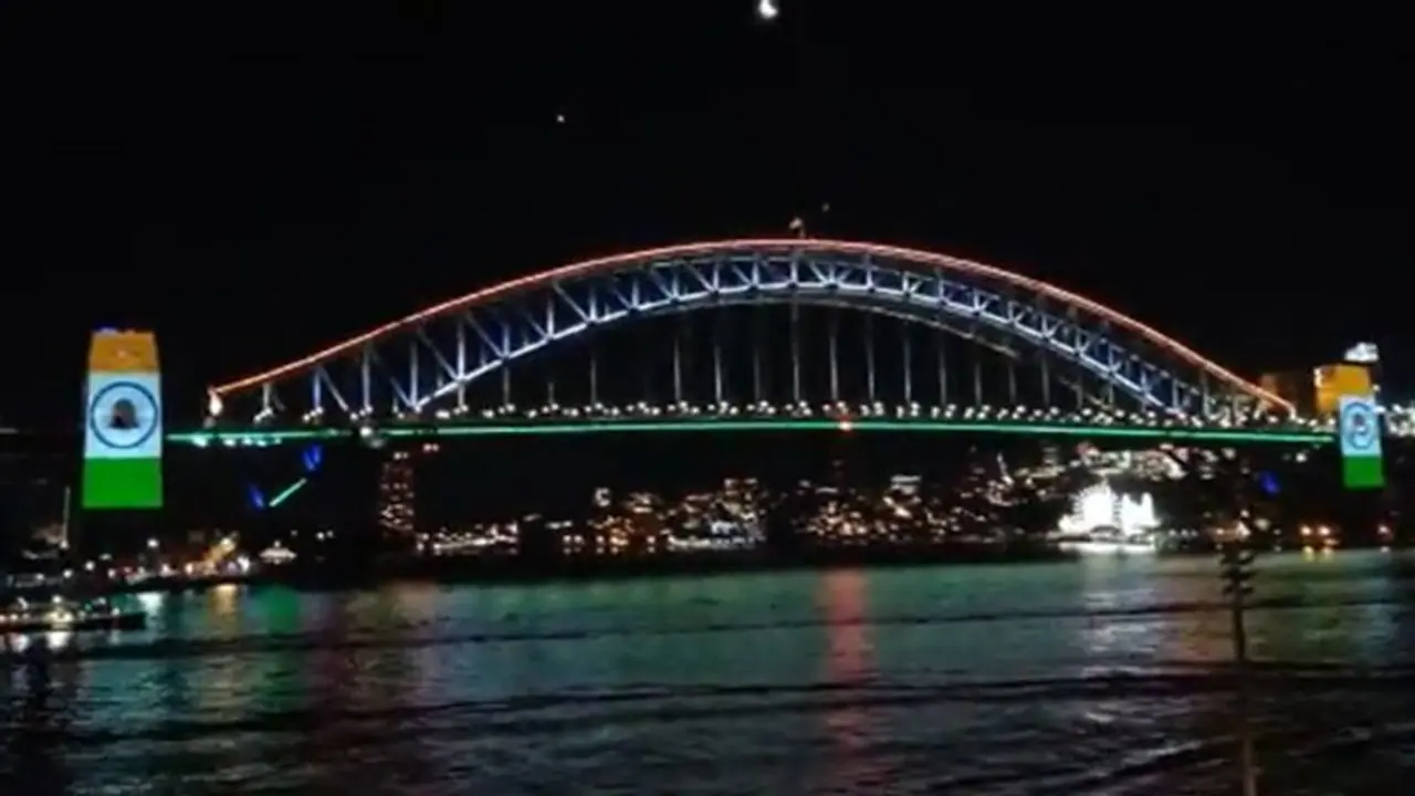 WATCH: Sydney Harbour Bridge and Opera House light up in Tiranga' colours for PM Modi's visit