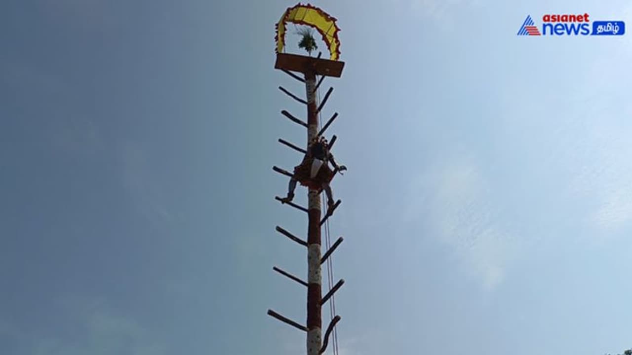 Watch : ராணிப்பேட்டை அருகே தபசு ஏறும் விழா! குழந்தை வரம் வேண்டி மடிப்பிச்சை கேட்ட பெண்கள்! Watch : ராணிப்பேட்டை அருகே தபசு ஏறும் விழா! குழந்தை வரம் வேண்டி மடிப்பிச்சை கேட்ட பெண்கள்!