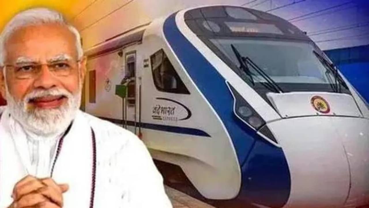 நாட்டின் புதிய வந்தே பாரத் ரயில் சேவையை தொடங்கி வைத்தார் பிரதமர் மோடி.. எங்கிருந்து எங்கு செல்கிறது?