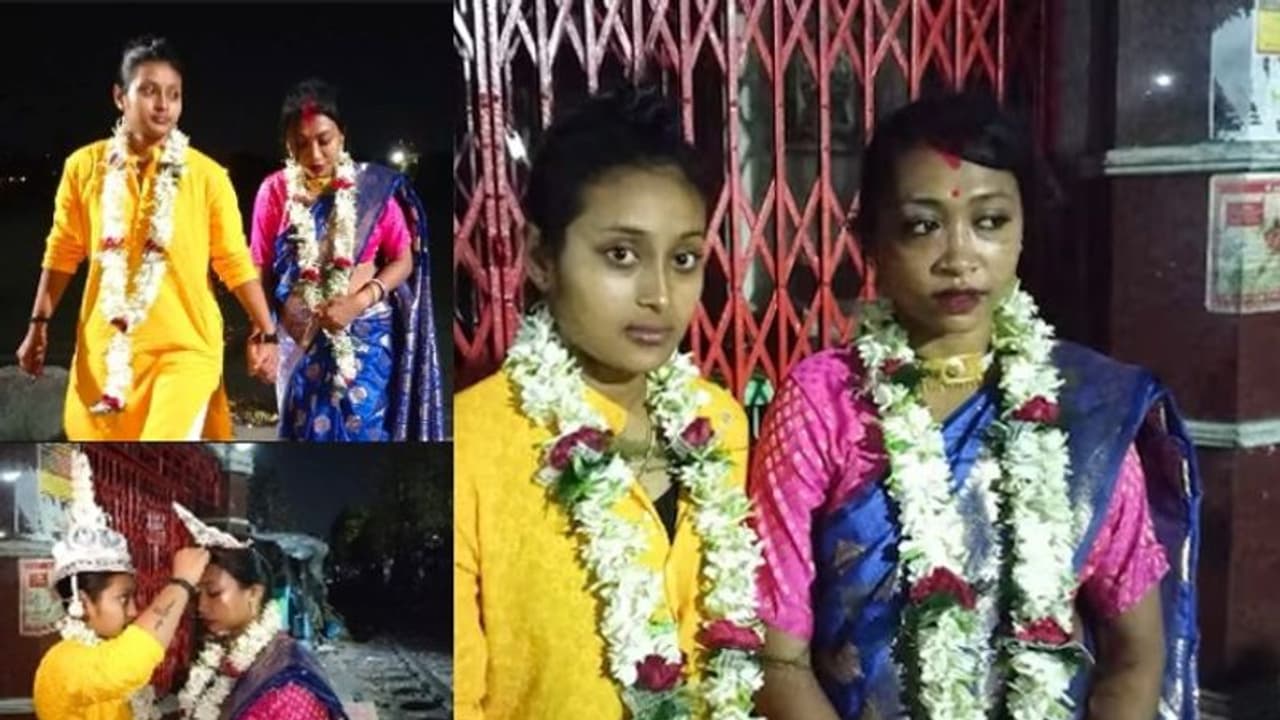 ಹಸೆಮಣೆ ಏರಿದ ಸಲಿಂಗಿ ಜೋಡಿ: ಕೋಲ್ಕತ್ತಾದಲ್ಲಿ ಇದು 3ನೇ ಸಲಿಂಗಿ ವಿವಾಹ