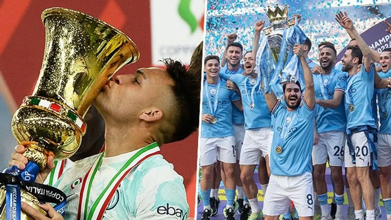 Champions League: Lautaro Martinez sends Man City warning as Inter clinch Coppa Italia Champions League: Lautaro Martinez sends Man City warning as Inter clinch Coppa Italia