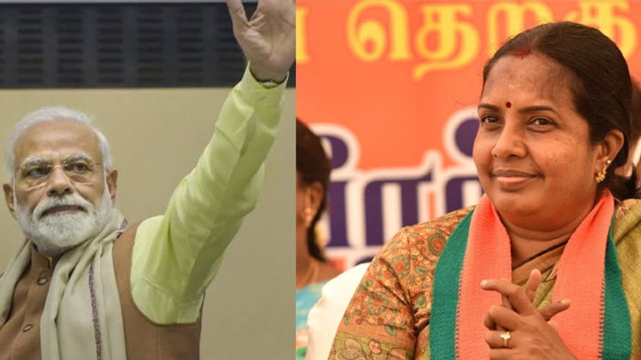 தேர்தல் தேதியை தெரிந்து கொண்டு தமிழகம் வந்தாரா மோடி.? எதிர்க்கட்சிகளுக்கு பதிலடி கொடுத்த வானதி சீனிவாசன்