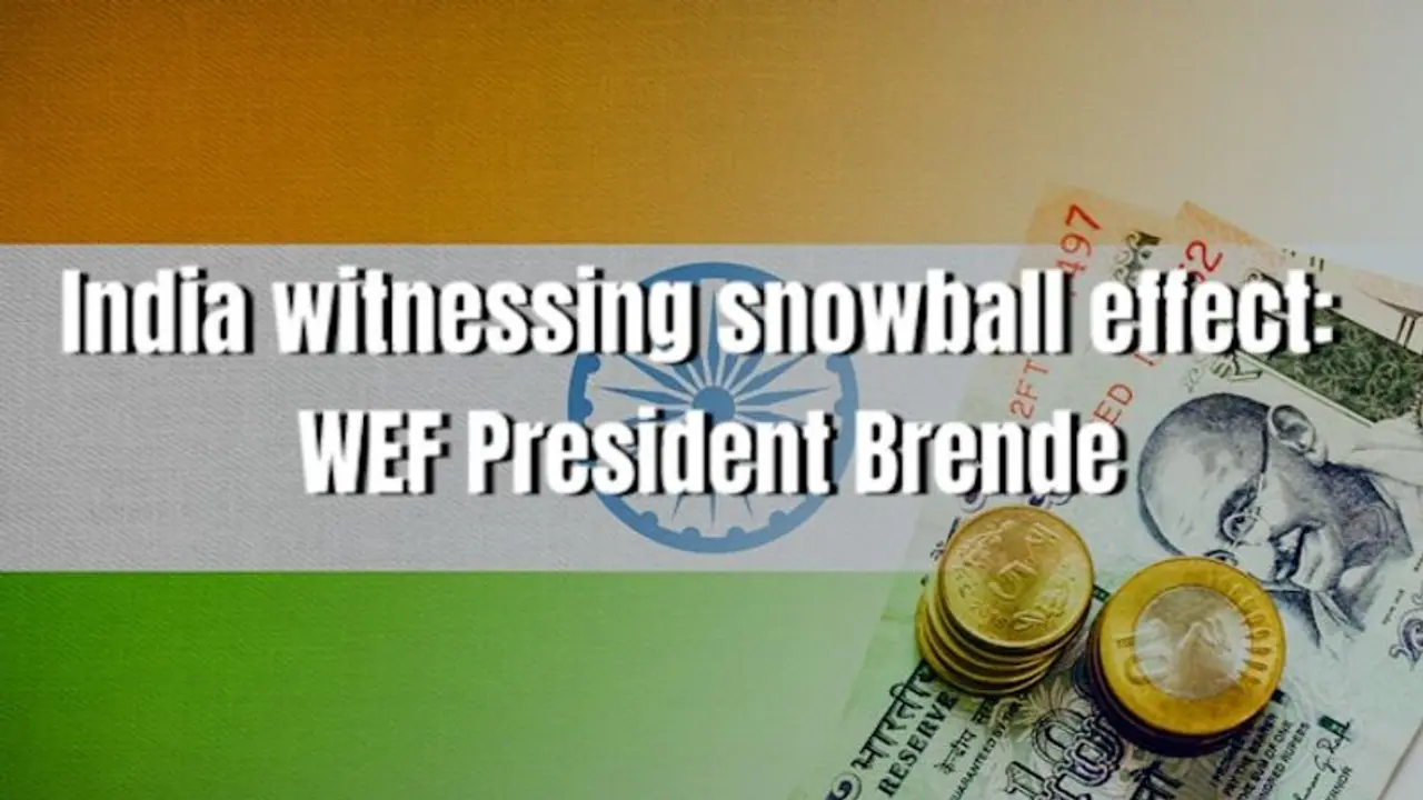 India set to see exponential growth in coming years, says WEF President Borge Brende India set to see exponential growth in coming years, says WEF President Borge Brende