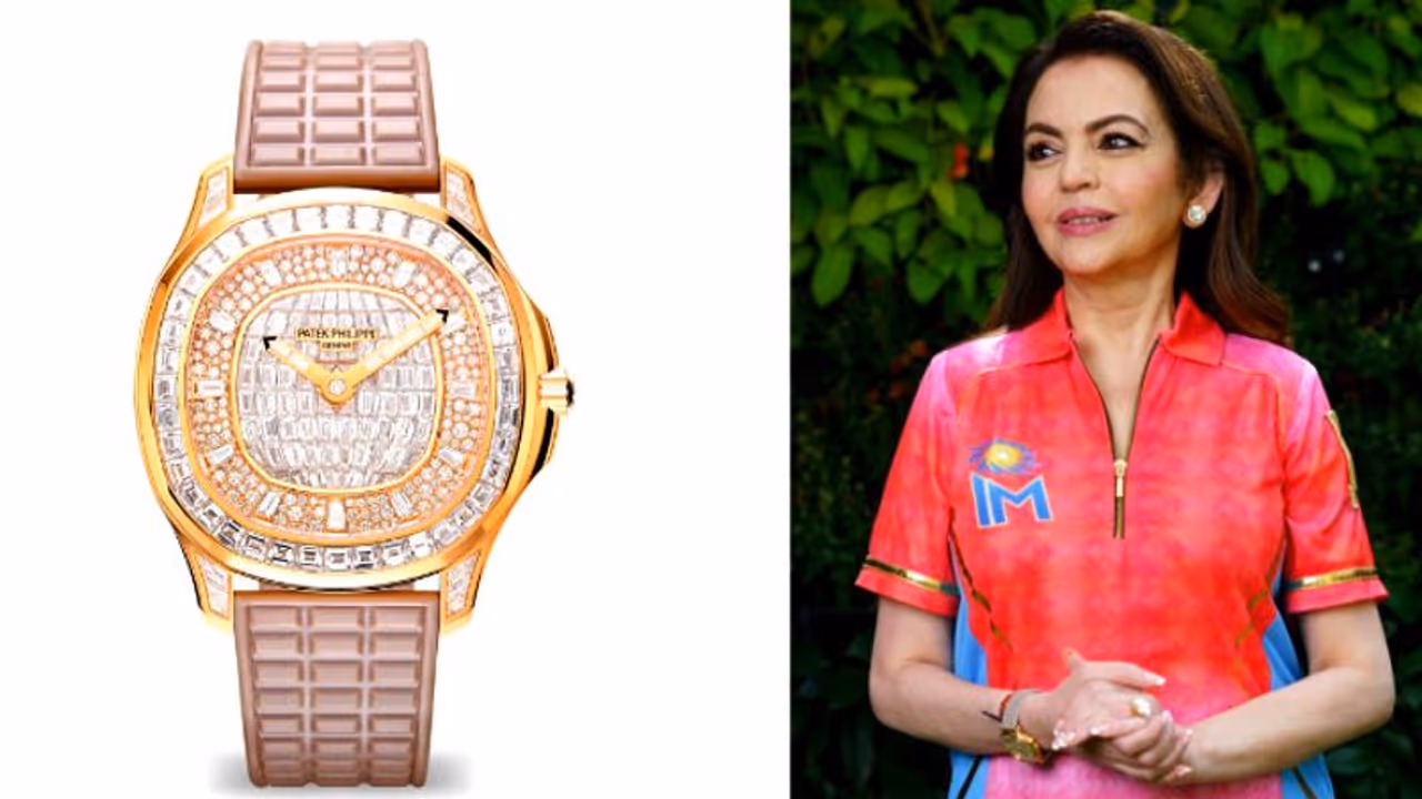 വജ്രങ്ങൾ കൊണ്ട് പൊതിഞ്ഞ ഡയൽ; നിത അംബാനിയുടെ വാച്ചിന്റെ വില പുറത്ത് 