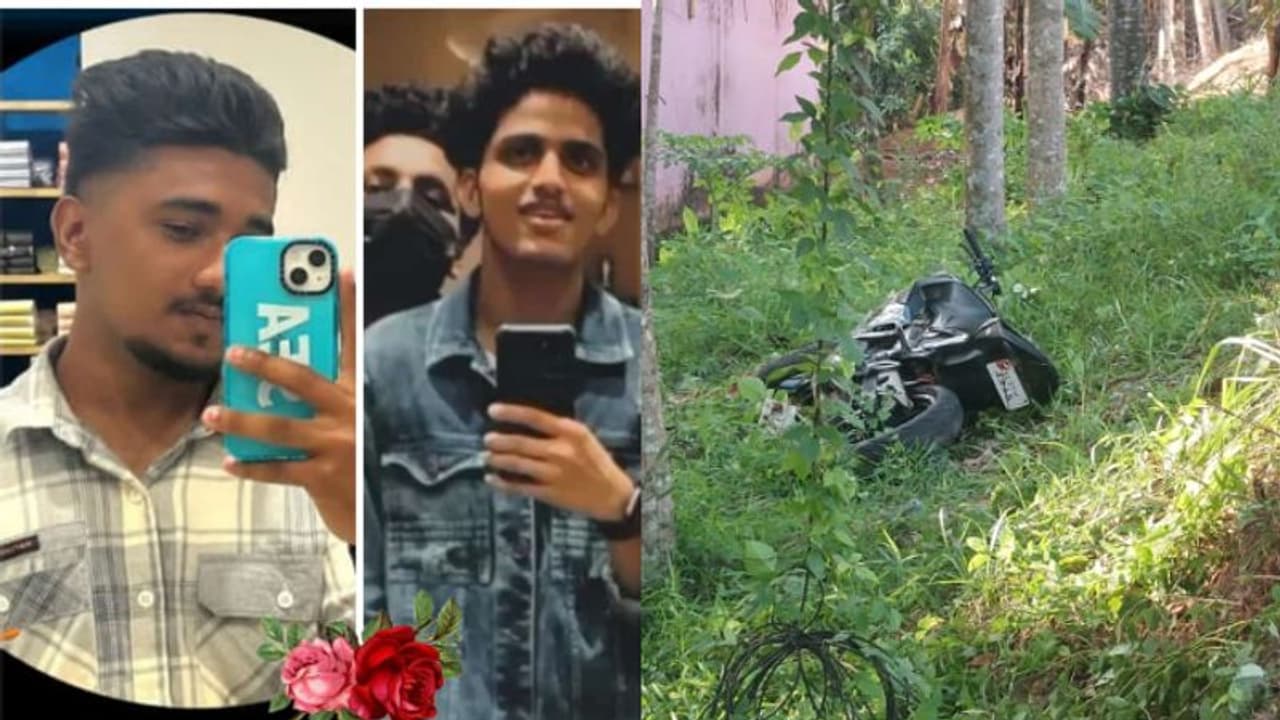 കൊല്ലം ചിതറയിൽ നിയന്ത്രണം വിട്ട ബൈക്ക് ഇലക്ട്രിക് പോസ്റ്റിലിടിച്ച് യുവാക്കൾക്ക് ദാരുണാന്ത്യം കൊല്ലം ചിതറയിൽ നിയന്ത്രണം വിട്ട ബൈക്ക് ഇലക്ട്രിക് പോസ്റ്റിലിടിച്ച് യുവാക്കൾക്ക് ദാരുണാന്ത്യം