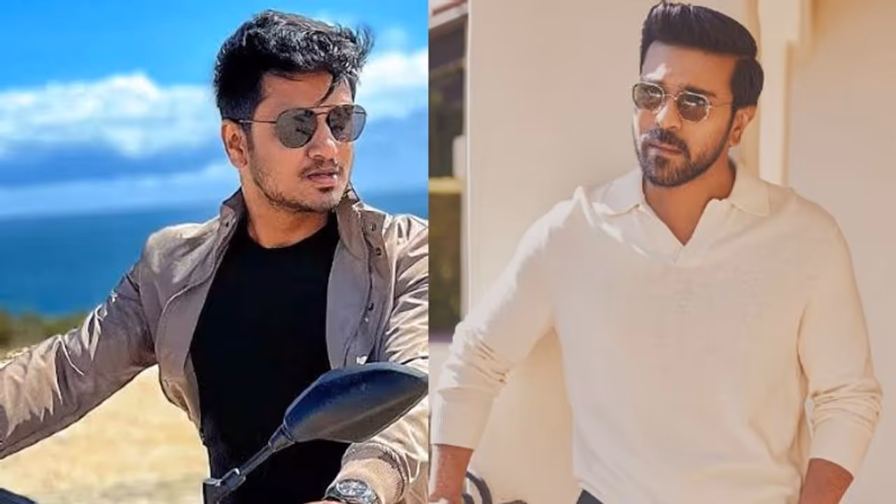 అఖిల్ కాదు.. నిఖిల్ తో రాంచరణ్ పాన్ ఇండియా మూవీ.. రేపే అనౌన్స్మెంట్ ? అఖిల్ కాదు.. నిఖిల్ తో రాంచరణ్ పాన్ ఇండియా మూవీ.. రేపే అనౌన్స్మెంట్ ?