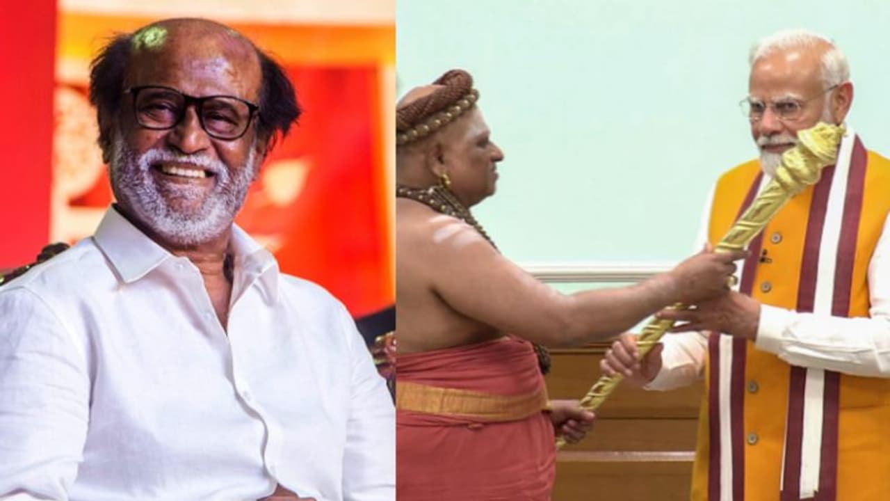 Superstar Rajinikanth thanks PM Modi for 'making Tamilians proud' with Sengol in new Parliament building Superstar Rajinikanth thanks PM Modi for 'making Tamilians proud' with Sengol in new Parliament building