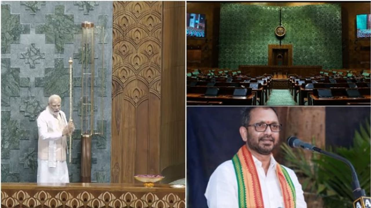 'പ്രതിപക്ഷം ജനാധിപത്യത്തെ പിന്നിൽനിന്ന് കുത്തുന്നവരെന്ന് തെളിയിച്ചു, പാർ‌ലമെന്‍റ് മന്ദിരം രാജ്യത്തിന് അഭിമാനം'