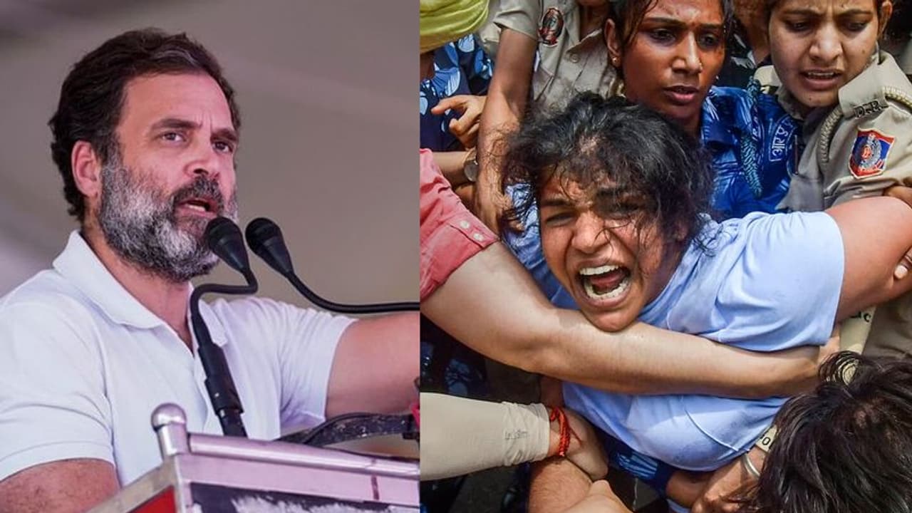 மக்கள் குரலை நசுக்கும் ஆணவம் பிடித்த மன்னன்! மல்யுத்த வீராங்கனைகளுக்கு ஆதரவாக ராகுல் காந்தி ட்வீட்