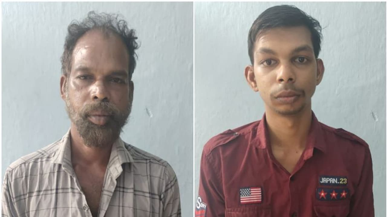 കൗൺസിലിങ്ങിൽ വെളിപ്പെടുത്തൽ: ഏഴും പതിനൊന്നും വയസുള്ള പെൺകുട്ടികളെ പീഡിപ്പിച്ച പിതാവും മകനും അറസ്റ്റിൽ കൗൺസിലിങ്ങിൽ വെളിപ്പെടുത്തൽ: ഏഴും പതിനൊന്നും വയസുള്ള പെൺകുട്ടികളെ പീഡിപ്പിച്ച പിതാവും മകനും അറസ്റ്റിൽ