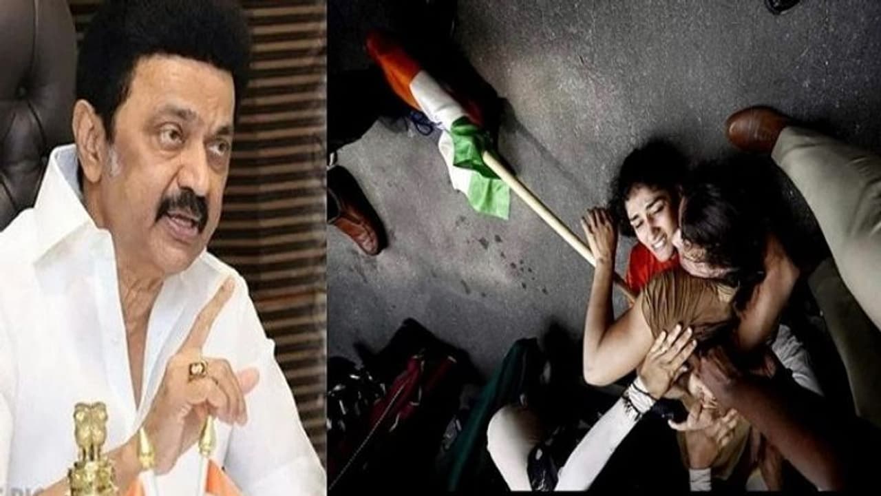 సెంగోల్ మొదటి రోజే వంగిపోయింది ఎంకే స్టాలిన్.. రెజ్లర్లపై పోలీసుల తీరును ఖండించిన తమిళనాడు సీఎం
