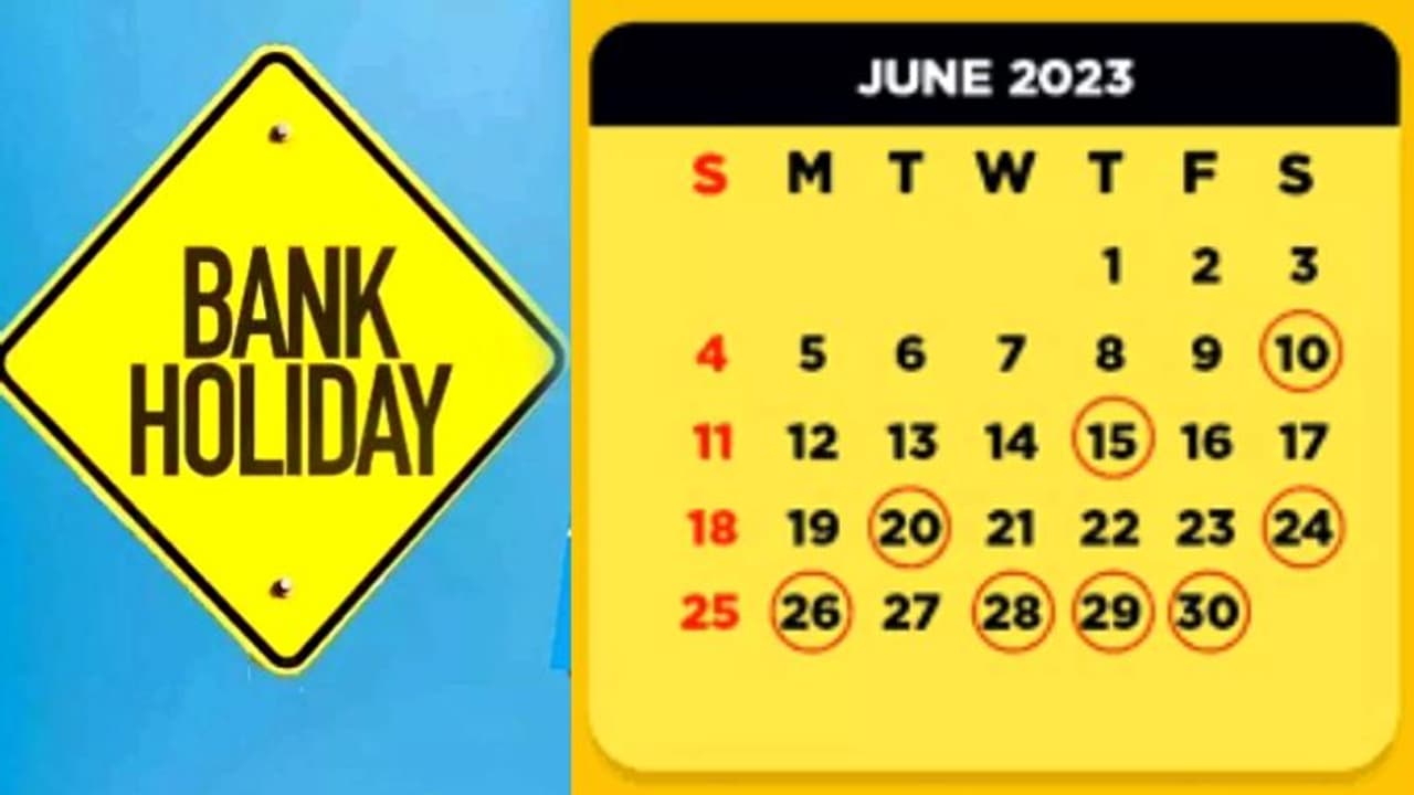 12 ദിവസം ബാങ്കുകൾ അടച്ചിടും; ജൂണിലെ അവധി ദിനങ്ങൾ അറിയാം 12 ദിവസം ബാങ്കുകൾ അടച്ചിടും; ജൂണിലെ അവധി ദിനങ്ങൾ അറിയാം